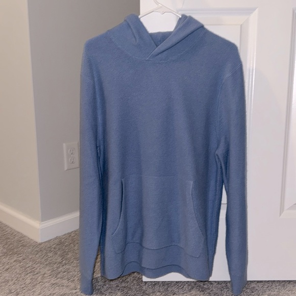 Light blue Vince 100% cashmere hoodie. Worn maybe twice. - Picture 1 of 3